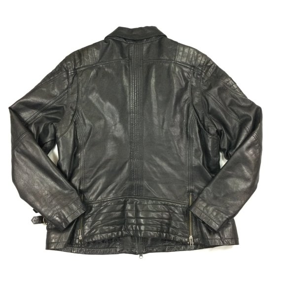 Harley Davidson Valley Motorcycle Jacket Black Leather Womens Size 1W 97166-13VW - Picture 8 of 12